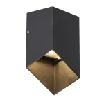 Rábalux 77049 Tilburg Kültéri lámpa Kültéri fali lámpa antracit, átlátszó LED 5, meleg fehér (2700-3000K), IP54