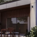 Rábalux 77050 Tilburg Kültéri lámpa Kültéri fali lámpa antracit, átlátszó LED 10, meleg fehér (2700-3000K), IP54