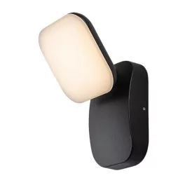   Rábalux 77057 Odiel Kültéri lámpa Kültéri fali lámpa fekete, fehér LED 12, meleg fehér (2700-3000K), IP44