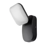 Rábalux 77057 Odiel Kültéri lámpa Kültéri fali lámpa fekete, fehér LED 12, meleg fehér (2700-3000K), IP44