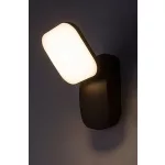 Rábalux 77057 Odiel Kültéri lámpa Kültéri fali lámpa fekete, fehér LED 12, meleg fehér (2700-3000K), IP44