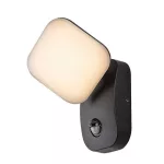 Rábalux 77058 Odiel Kültéri lámpa Kültéri fali lámpa fekete, fehér LED 12, meleg fehér (2700-3000K), IP44
