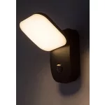 Rábalux 77058 Odiel Kültéri lámpa Kültéri fali lámpa fekete, fehér LED 12, meleg fehér (2700-3000K), IP44