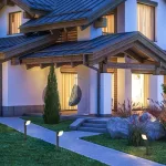 Rábalux 77059 Odiel Kültéri lámpa Kültéri állólámpa fekete, fehér LED 12, meleg fehér (2700-3000K), IP44