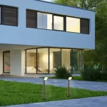 Rábalux 77060 Odiel Kültéri lámpa Kültéri állólámpa fekete, fehér LED 12, meleg fehér (2700-3000K), IP44
