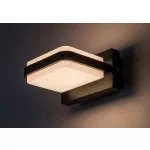 Rábalux 77061 Gendt Kültéri lámpa Kültéri fali lámpa fekete, fehér LED 12, meleg fehér (2700-3000K), IP44