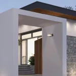 Rábalux 77061 Gendt Kültéri lámpa Kültéri fali lámpa fekete, fehér LED 12, meleg fehér (2700-3000K), IP44