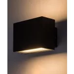 Rábalux 77073 Mataro Kültéri lámpa Kültéri fali lámpa fekete, fehér LED 7, természetes fehér (3500-5000 K), IP54