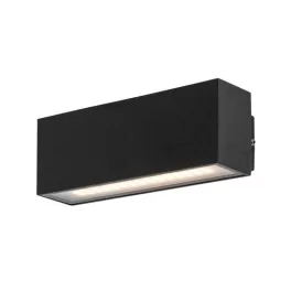   Rábalux 77075 Mataro Kültéri lámpa Kültéri fali lámpa fekete, fehér LED 10, természetes fehér (3500-5000 K), IP54
