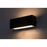 Rábalux 77075 Mataro Kültéri lámpa Kültéri fali lámpa fekete, fehér LED 10, természetes fehér (3500-5000 K), IP54