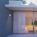 Rábalux 77076 Mataro Kültéri lámpa Kültéri fali lámpa fehér, fehér LED 10, természetes fehér (3500-5000 K), IP54