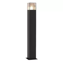   Rábalux 77082 Loanda Kültéri lámpa Kültéri állólámpa fekete, füstszínű E27 1x MAX 60, IP54