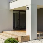 Rábalux 77085 Zernest  Kültéri lámpa Kültéri fali lámpa fekete, átlátszó E27 1x MAX 15, IP54