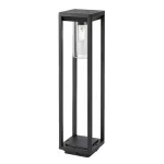 Rábalux 77087 Zernest  Kültéri lámpa Kültéri állólámpa fekete, átlátszó E27 1x MAX 15, IP54