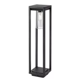   Rábalux 77087 Zernest  Kültéri lámpa Kültéri állólámpa fekete, átlátszó E27 1x MAX 15, IP54