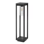 Rábalux 77087 Zernest  Kültéri lámpa Kültéri állólámpa fekete, átlátszó E27 1x MAX 15, IP54