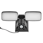 Rábalux 77091 Leszno Kültéri lámpa Napelemes lámpa fekete, fehér LED 10, természetes fehér (3500-5000 K), IP54