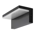 Rábalux 77092 Zaragoza Kültéri lámpa Kültéri fali lámpa fekete, fehér LED 10, természetes fehér (3500-5000 K), IP54