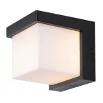 Rábalux 77095 Andelle Kültéri lámpa Kültéri fali lámpa fekete, fehér LED 10, meleg fehér (2700-3000K), IP54