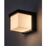 Rábalux 77095 Andelle Kültéri lámpa Kültéri fali lámpa fekete, fehér LED 10, meleg fehér (2700-3000K), IP54