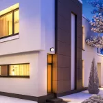 Rábalux 77095 Andelle Kültéri lámpa Kültéri fali lámpa fekete, fehér LED 10, meleg fehér (2700-3000K), IP54