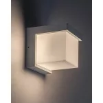 Rábalux 77096 Andelle Kültéri lámpa Kültéri fali lámpa fehér, fehér LED 10, meleg fehér (2700-3000K), IP54