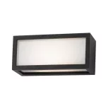 Rábalux 77099 Lublin Kültéri lámpa Kültéri fali lámpa fekete, fehér LED 10, természetes fehér (3500-5000 K), IP54