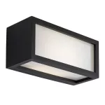Rábalux 77099 Lublin Kültéri lámpa Kültéri fali lámpa fekete, fehér LED 10, természetes fehér (3500-5000 K), IP54