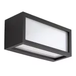 Rábalux 77099 Lublin Kültéri lámpa Kültéri fali lámpa fekete, fehér LED 10, természetes fehér (3500-5000 K), IP54