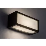 Rábalux 77099 Lublin Kültéri lámpa Kültéri fali lámpa fekete, fehér LED 10, természetes fehér (3500-5000 K), IP54