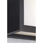 Rábalux 77099 Lublin Kültéri lámpa Kültéri fali lámpa fekete, fehér LED 10, természetes fehér (3500-5000 K), IP54