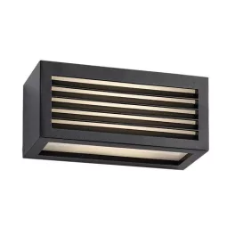   Rábalux 77100 Lublin Kültéri lámpa Kültéri fali lámpa fekete, fehér LED 10, természetes fehér (3500-5000 K), IP54