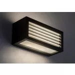 Rábalux 77100 Lublin Kültéri lámpa Kültéri fali lámpa fekete, fehér LED 10, természetes fehér (3500-5000 K), IP54