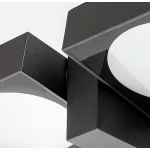 Rábalux 77101 Telde Kültéri lámpa Kültéri fali lámpa antracit, átlátszó LED 14, meleg fehér (2700-3000K), IP54