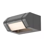 Rábalux 77103 Medna Kültéri lámpa Kültéri fali lámpa antracit, fehér LED 8, meleg fehér (2700-3000K), IP54