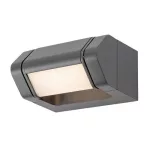 Rábalux 77103 Medna Kültéri lámpa Kültéri fali lámpa antracit, fehér LED 8, meleg fehér (2700-3000K), IP54