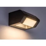 Rábalux 77103 Medna Kültéri lámpa Kültéri fali lámpa antracit, fehér LED 8, meleg fehér (2700-3000K), IP54
