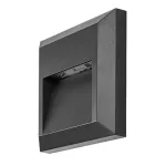 Rábalux 77105 Trento Kültéri lámpa Kültéri fali lámpa antracit, átlátszó LED 4, természetes fehér (3500-5000 K), IP65
