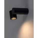 Rábalux 77110 Enol Kültéri lámpa, Kültéri fali lámpa, fekete-átlátszó GU10GU10 1x MAX 35, IP44