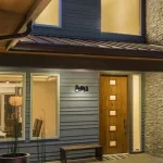 Rábalux 77111 Enol Kültéri lámpa, Kültéri fali lámpa, fekete-átlátszó GU10GU10 2x MAX 35, IP44
