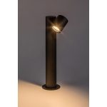 Rábalux 77112 Enol Kültéri lámpa, Kültéri állólámpa, fekete-átlátszó GU10GU10 1x MAX 35, IP44