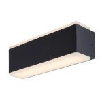 Rábalux 77114 Mataro Kültéri lámpa, Kültéri fali lámpa, fekete-fehér LED 12, IP54