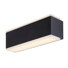   Rábalux 77114 Mataro Kültéri lámpa, Kültéri fali lámpa, fekete-fehér LED 12, IP54