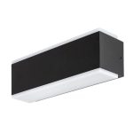 Rábalux 77114 Mataro Kültéri lámpa, Kültéri fali lámpa, fekete-fehér LED 12, IP54