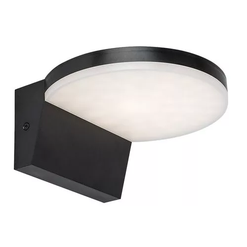 Rábalux 77117 Batida Kültéri lámpa, Kültéri fali lámpa, fekete-fehér LED 9, IP54
