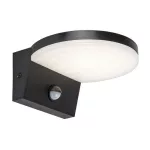 Rábalux 77119 Batida Kültéri lámpa, Kültéri fali lámpa, fekete-fehér LED 9, IP54