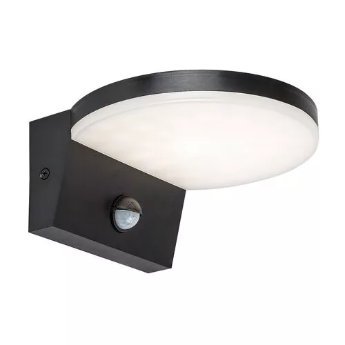 Rábalux 77119 Batida Kültéri lámpa, Kültéri fali lámpa, fekete-fehér LED 9, IP54
