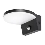 Rábalux 77119 Batida Kültéri lámpa, Kültéri fali lámpa, fekete-fehér LED 9, IP54