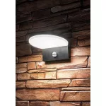 Rábalux 77119 Batida Kültéri lámpa, Kültéri fali lámpa, fekete-fehér LED 9, IP54