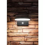 Rábalux 77119 Batida Kültéri lámpa, Kültéri fali lámpa, fekete-fehér LED 9, IP54